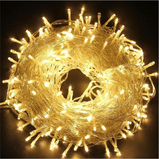 10m 100 Led Boncuk Lamba Gün Işığı Şeffaf Kablo 10m 100 Led Boncuk Lamba Gün Işığı Şeffaf Kablo