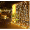 2x2 Metre Perde Led Sarı Işık 