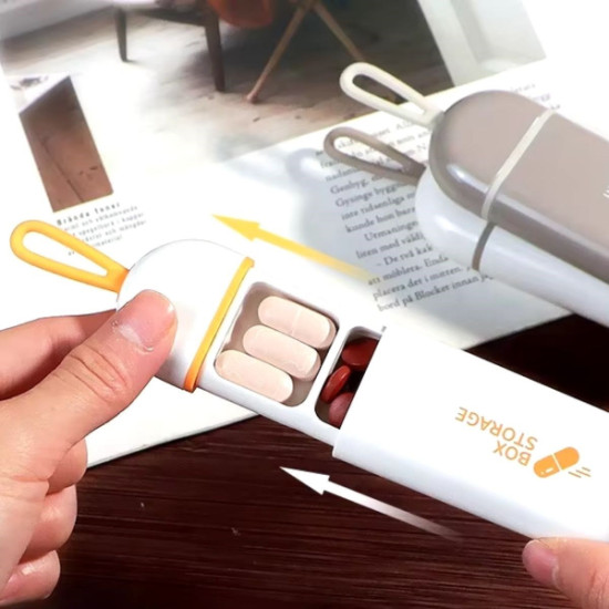 3 Bölmeli Seyahat Tipi İlaç Saklama Kutusu 3 Bölmeli Seyahat Tipi İlaç Saklama Kutusu