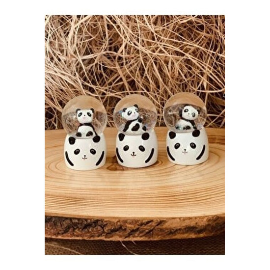 KÜÇÜK BOY PANDA KAR KÜRESI IŞIKLI KÜÇÜK BOY PANDA KAR KÜRESI IŞIKLI