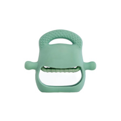 Koyu Yeşil Bebek Silikon Diş Kaşıyıcı  Koyu Yeşil Bebek Silikon Diş Kaşıyıcı