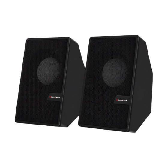 Siyah USB 2.0 + 3.5mm USB Hoparlör 