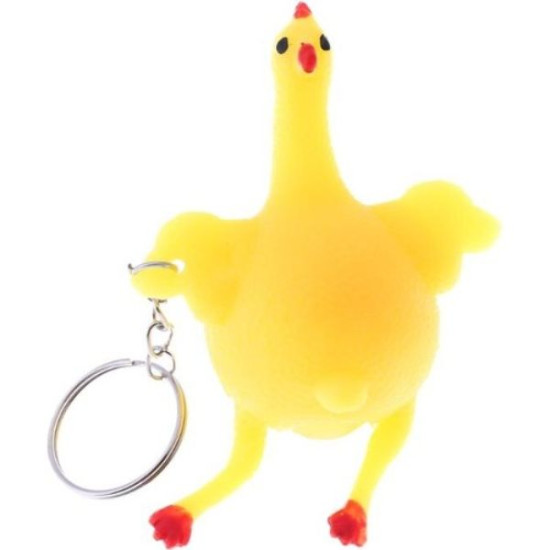 Squishy Yumurtlayan Tavuk Anahtarlık Squishy Yumurtlayan Tavuk Anahtarlık