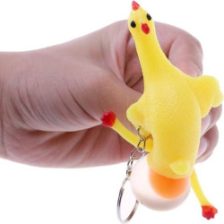 Squishy Yumurtlayan Tavuk Anahtarlık Squishy Yumurtlayan Tavuk Anahtarlık