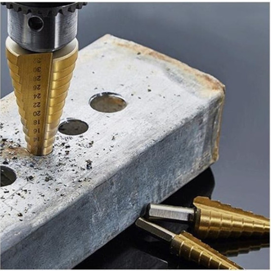 6 Parça Kademeli Matkap Ucu Seti 6 Parça Kademeli Matkap Ucu Seti