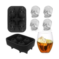 Kuru Kafa Şekilli Silikon Buz Kalıbı Kuru Kafa Şekilli Silikon Buz Kalıbı