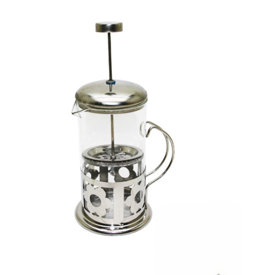 Çelik Kulplu Cam French Press - 350 ml Çelik Kulplu Cam French Press - 350 ml