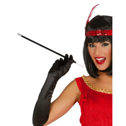 Kırmızı Retro Charliston Aksesuar Seti 