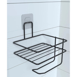 Pratik Yapışkanlı Metal Tuvalet Kağıdı Tutucu 