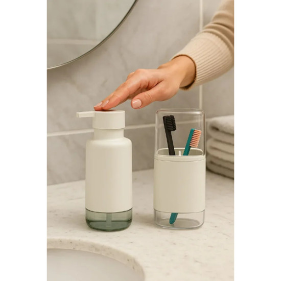 2 li Sıvı Sabunluk Ve Diş Fırçalık Seti