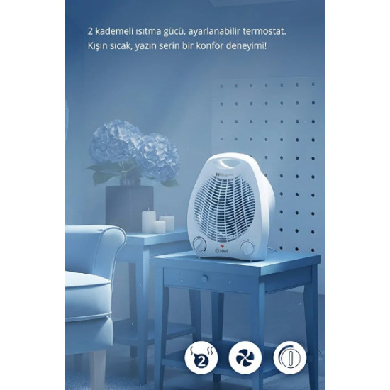 Elektrikli Isıtıcı Fan 