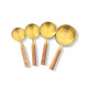 4 lü Ahşap Saplı Ölçü Kaşığı