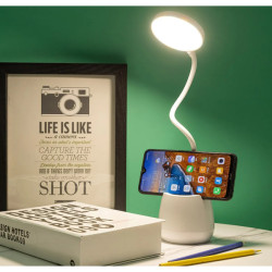 3 Modlu Kıvrımlı Bükülebilir Kalemlikli Masa Lambası  3 Modlu Kıvrımlı Bükülebilir Kalemlikli Masa Lambası