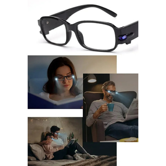 Dinlendirici LED Işıklı Okuma Gözlüğü Dinlendirici LED Işıklı Okuma Gözlüğü