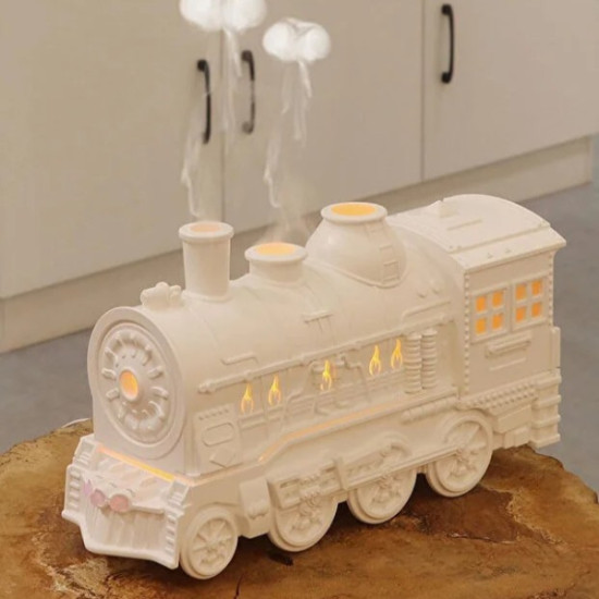 Beyaz Renk Tren Tasarımlı Hava Nemlendirici Beyaz Renk Tren Tasarımlı Hava Nemlendirici