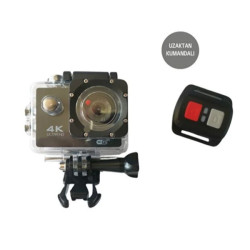 Kumandalı 4K Wi-Fi Aksiyon Kamerası  Kumandalı 4K Wi-Fi Aksiyon Kamerası