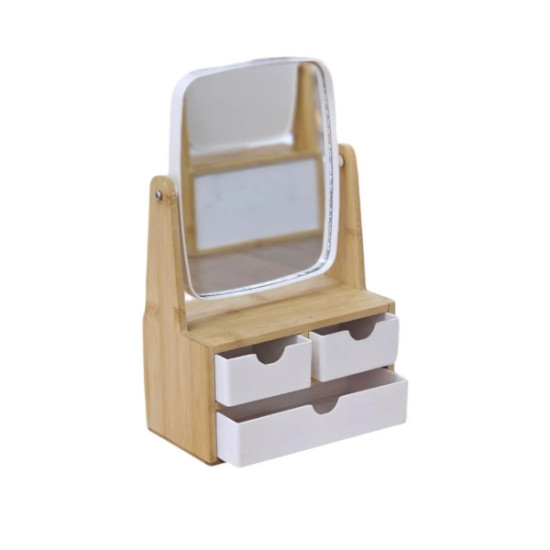 Ahşap 3 Çekmeceli Ayna Ahşap 3 Çekmeceli Ayna