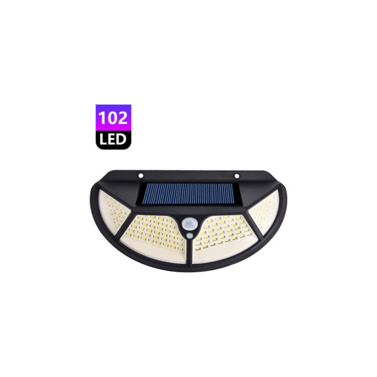 Fonksiyonel Sensörlü 102 Ledli Solar Bahçe Lambası Fonksiyonel Sensörlü 102 Ledli Solar Bahçe Lambası