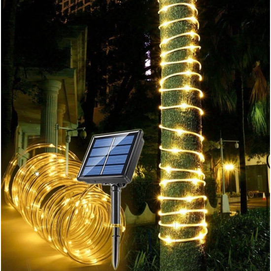 10 Metre Güneş Enerjili Hortum LED Işık 10 Metre Güneş Enerjili Hortum LED Işık