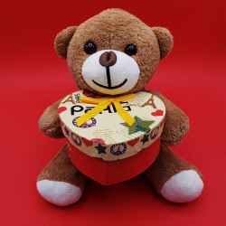 Hediyelik Kahverengi Kutulu Ayıcık Hediyelik Kahverengi Kutulu Ayıcık