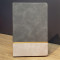 Gri Gold Detaylı Deri Hatıra Defteri 