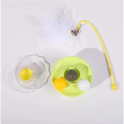 Zilli Kedi Otlu Hacıyatmaz Oyuncağı  Zilli Kedi Otlu Hacıyatmaz Oyuncağı