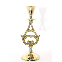 Tekli Pirinç Şamdan Model 6 Tekli Pirinç Şamdan Model 6