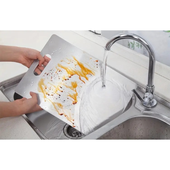 3 lü Paslanmaz Çelik Kesme Tahtası Seti 3 lü Paslanmaz Çelik Kesme Tahtası Seti