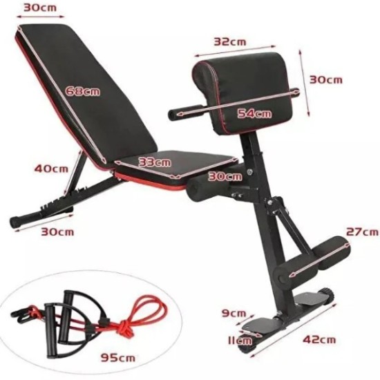 Katlanabilir Ayarlanabilir Mekik Ve Ağırlık Sehpası 