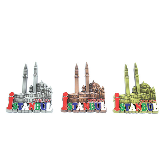 Metal İstanbul Temalı Yöresel Magnet Model 2 Metal İstanbul Temalı Yöresel Magnet Model 2