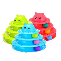 3 Katlı Kedi Oyuncağı Turntable Cat Toy  3 Katlı Kedi Oyuncağı Turntable Cat Toy