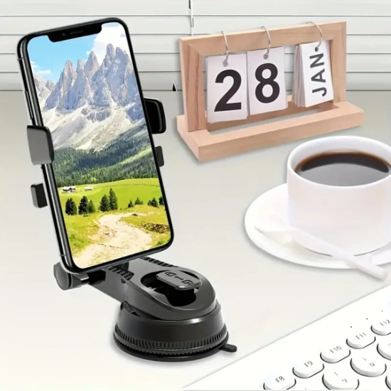 360 Derece Dönebilen Vakumlu Araç Telefon Tutucu 360 Derece Dönebilen Vakumlu Araç Telefon Tutucu
