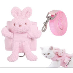 Evcil Hayvan Peluş Ayıcıklı Göğüs Gezdirme Tasması Set  Evcil Hayvan Peluş Ayıcıklı Göğüs Gezdirme Tasması Set