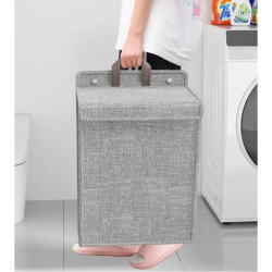 Katlanabilir Asılabilir Kirli Çamaşır Sepeti  Katlanabilir Asılabilir Kirli Çamaşır Sepeti