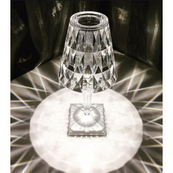 Kristal Abajur LED Kumandalı Ve Dokunmatik Masa Lambası  Kristal Abajur LED Kumandalı Ve Dokunmatik Masa Lambası