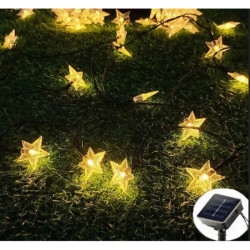 Solar 8 Fonksiyonlu 7 Metre 30 Yıldız LED  Solar 8 Fonksiyonlu 7 Metre 30 Yıldız LED