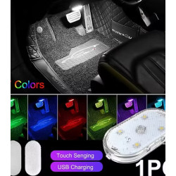 7 Renk Modlu Dokunmatik Sensörlü Mini Led Lamba  7 Renk Modlu Dokunmatik Sensörlü Mini Led Lamba