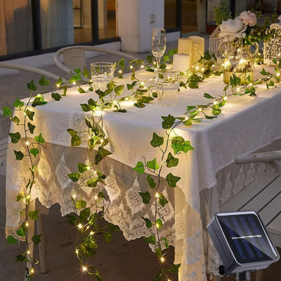 Güneş Enerjili Sarmaşık Led Dekor 5 Metre Güneş Enerjili Sarmaşık Led Dekor 5 Metre