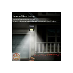 Hareket Sensörlü Solar 48 Led Bahçe Lambası Hareket Sensörlü Solar 48 Led Bahçe Lambası