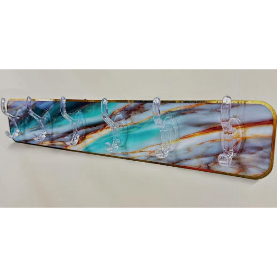 Mermer Desenli Yapışkanlı Askılık Mermer Desenli Yapışkanlı Askılık