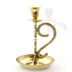 Tekli Pirinç Şamdan Model 1  Tekli Pirinç Şamdan Model 1