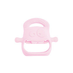 Pembe Bebek Silikon Diş Kaşıyıcı   Pembe Bebek Silikon Diş Kaşıyıcı