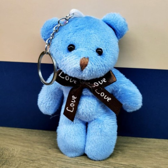 Mavi Peluş Ayıcık Anahtarlık Mavi Peluş Ayıcık Anahtarlık