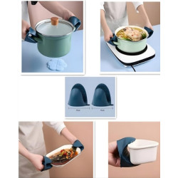 4 Parça Yanma Önleyici Mutfak Seti - Tencere Tabak Tutucu Ve Fırın Eldiveni  4 Parça Yanma Önleyici Mutfak Seti - Tencere Tabak Tutucu Ve Fırın Eldiveni