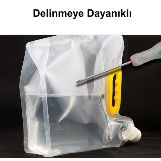 Dayanıklı Plastik İçecek Çantası 1 Litre Dayanıklı Plastik İçecek Çantası 1 Litre