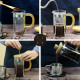Ahşap Detaylı 350 ml Cam French Press Ahşap Detaylı 350 ml Cam French Press