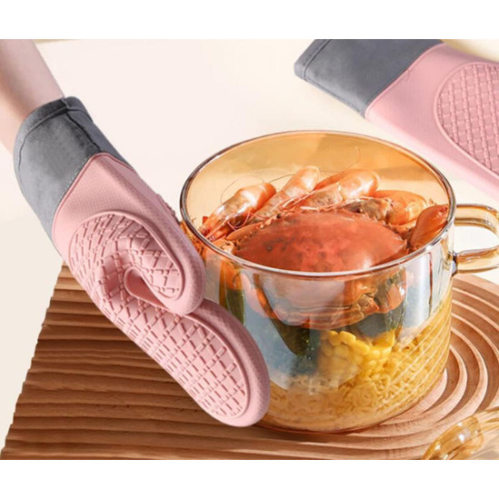 Isıya Dayanıklı Silikon Fırın Eldiveni Isıya Dayanıklı Silikon Fırın Eldiveni