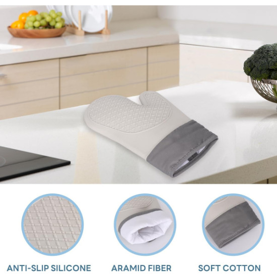 Isıya Dayanıklı Silikon Fırın Eldiveni Isıya Dayanıklı Silikon Fırın Eldiveni