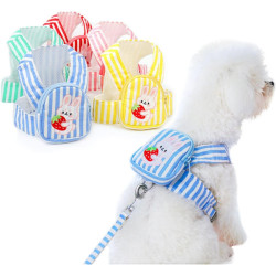 Evcil Hayvan Çantalı Göğüs Gezdirme Tasması Seti  Evcil Hayvan Çantalı Göğüs Gezdirme Tasması Seti