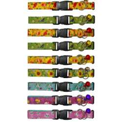 Desenli Zilli Kedi Tasması  Desenli Zilli Kedi Tasması